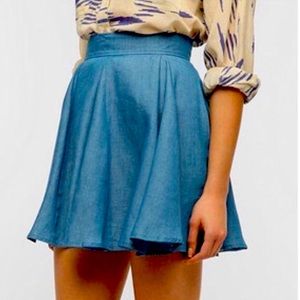 Chambray circle skirt from Lucca Couture